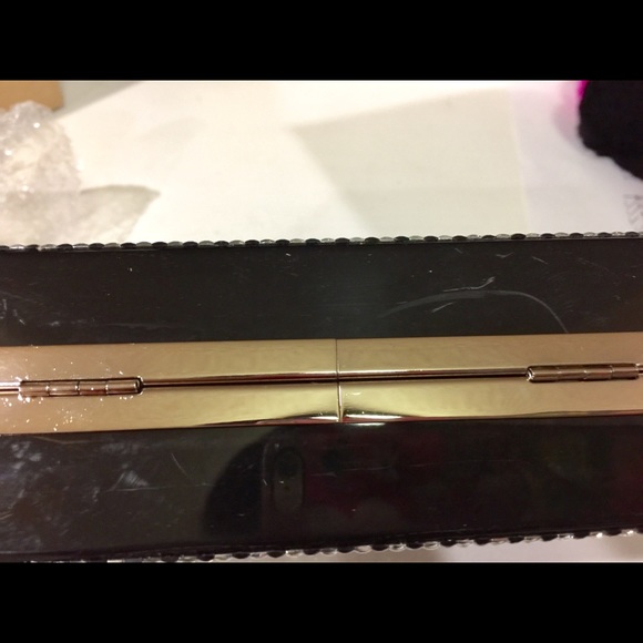 Black Crystal Clutch-New - Picture 3 of 5